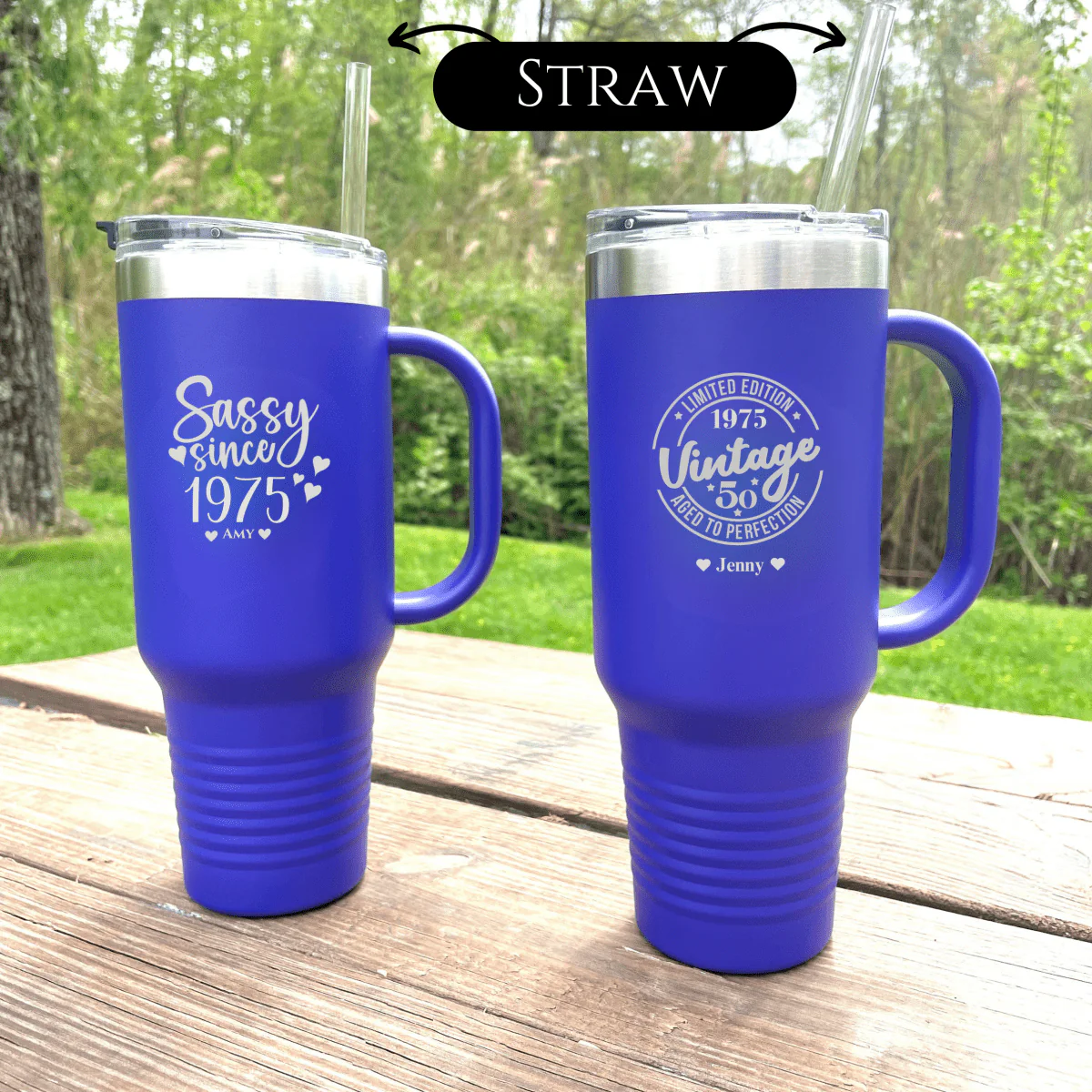 Sassy Since 1975 Tumbler - Image 4