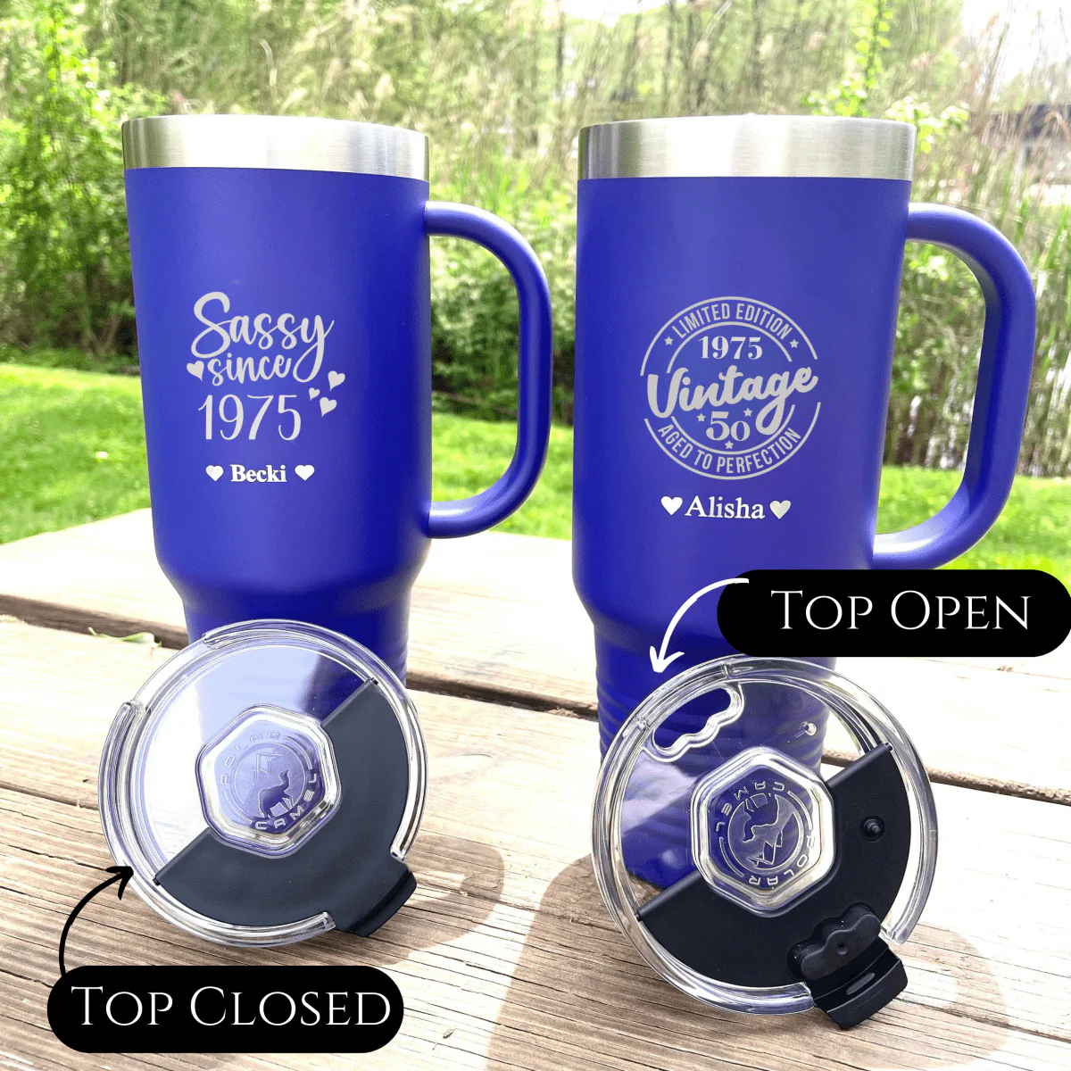 Sassy Since 1975 Tumbler - Image 8