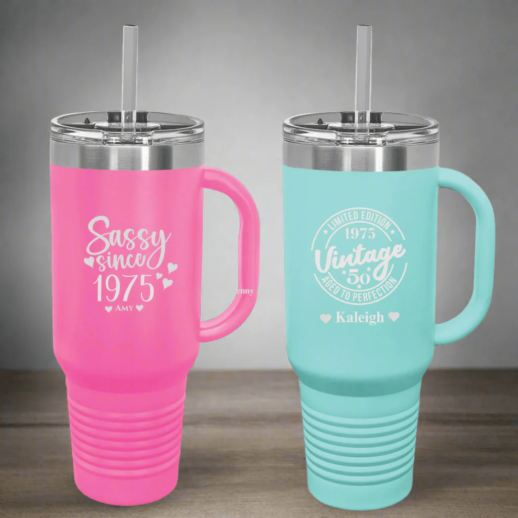 Sassy Since 1975 Tumbler - Image 9