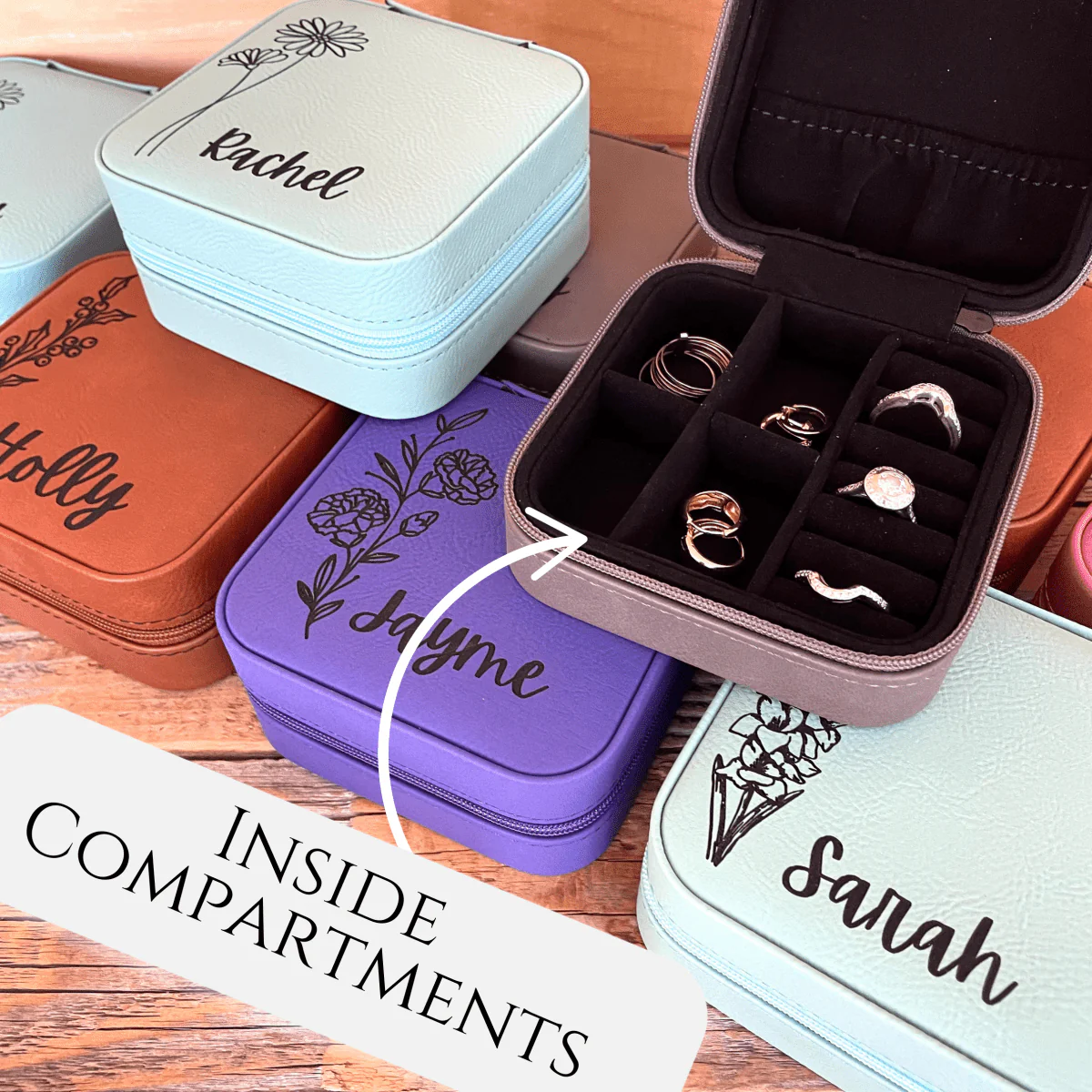 Birth Month Personalized Jewelry Box - Image 6