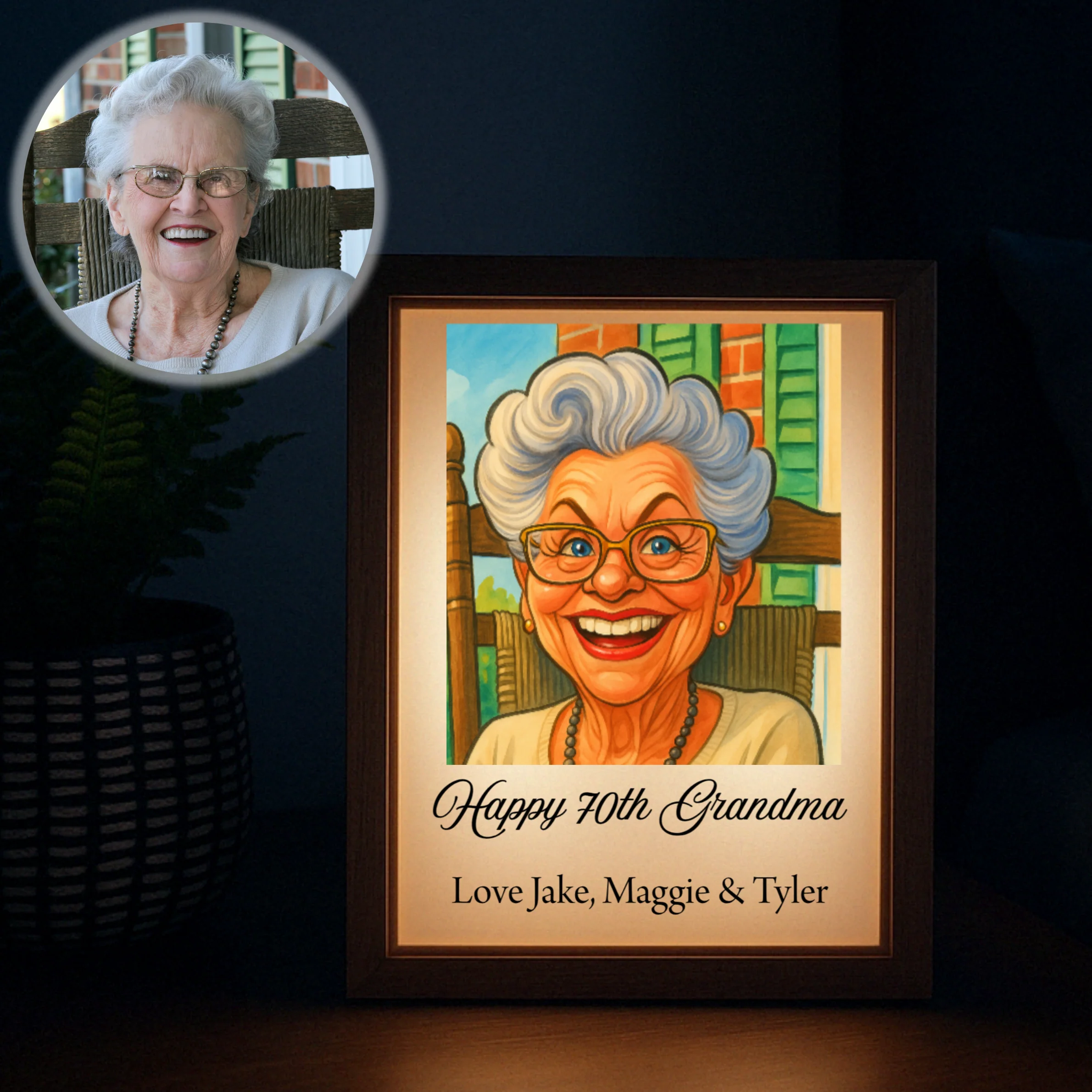 Custom Caricature Photo Frame - Image 6