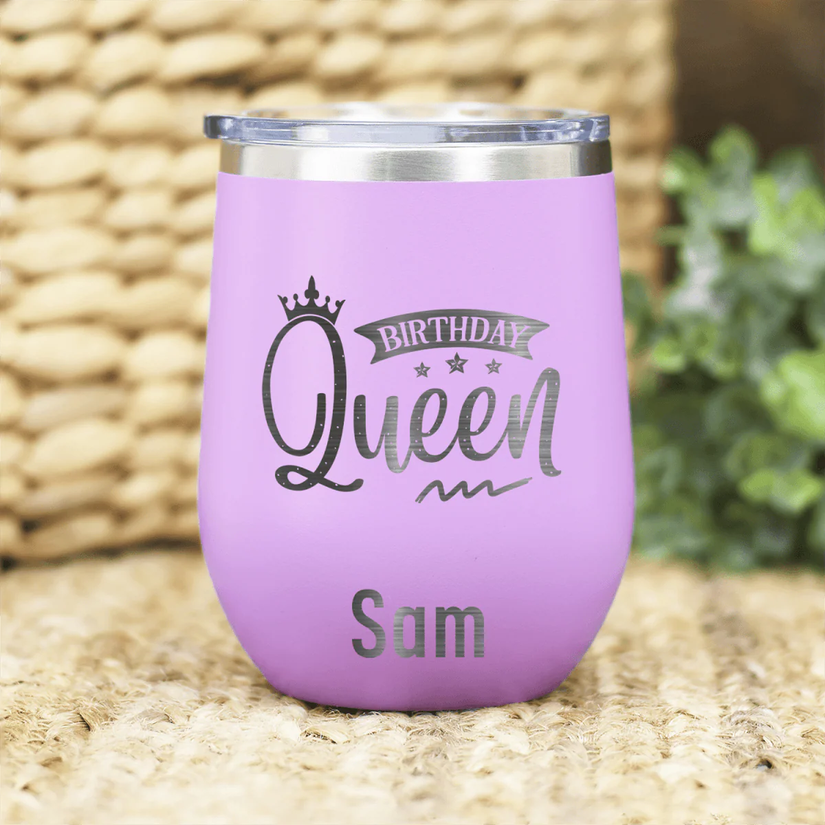 Birthday Queen Wine Tumbler - Image 11