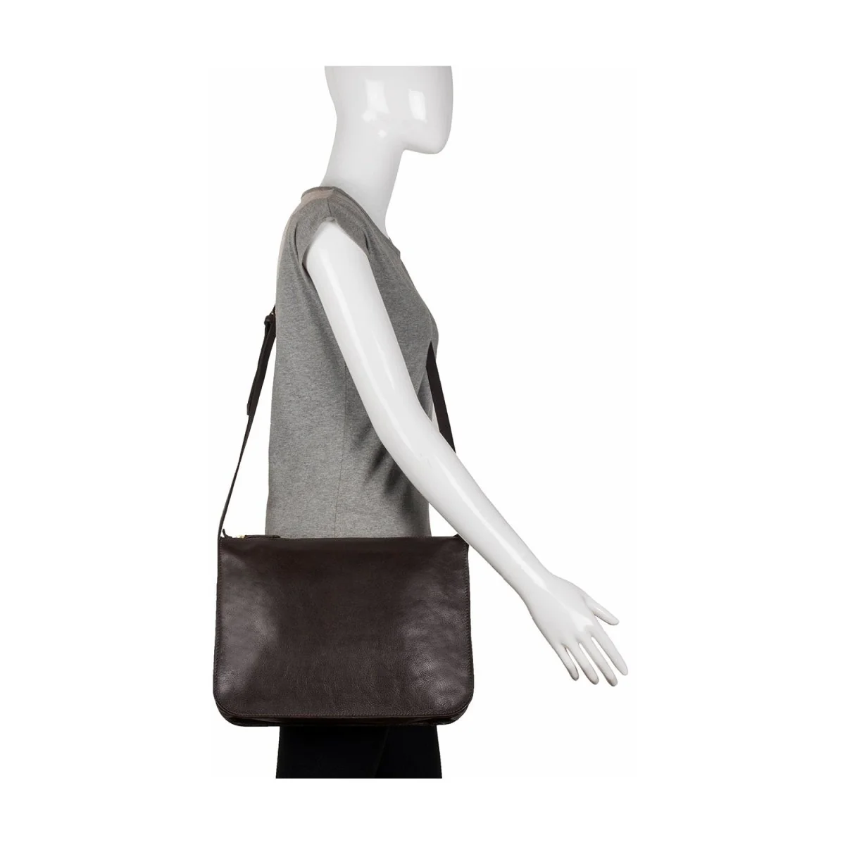Carmel Medium Leather Sling Bag - Image 12