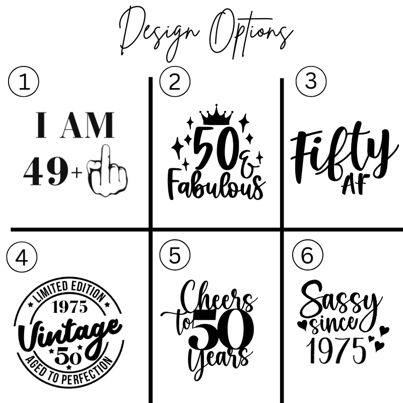 Fabulous Fifty Drinkware Tumbler - Image 3