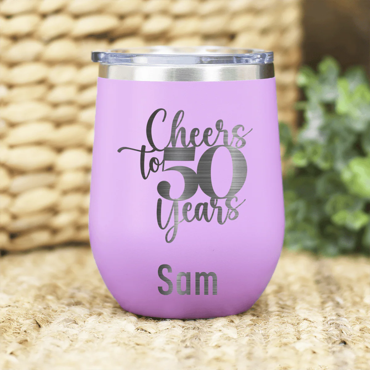 Cheers To Fifty Years Wine Tumbler - Image 11