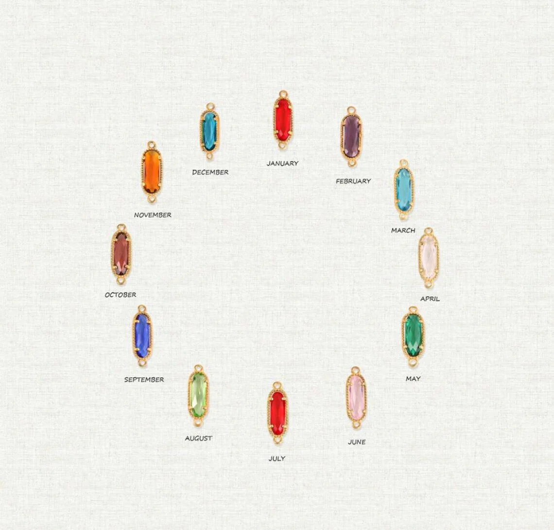 Custom Birthstone Personalized Bracelet - Image 5