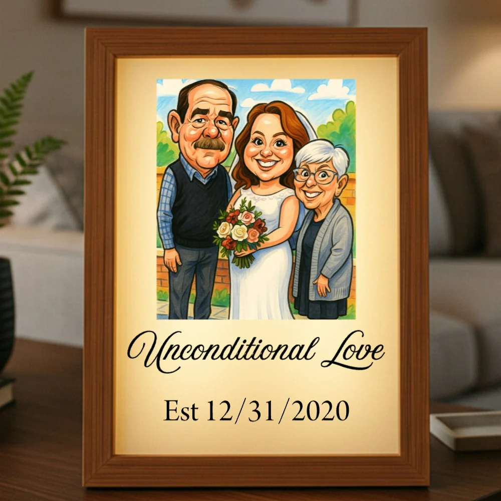 Couples Caricature Light Box - Image 8