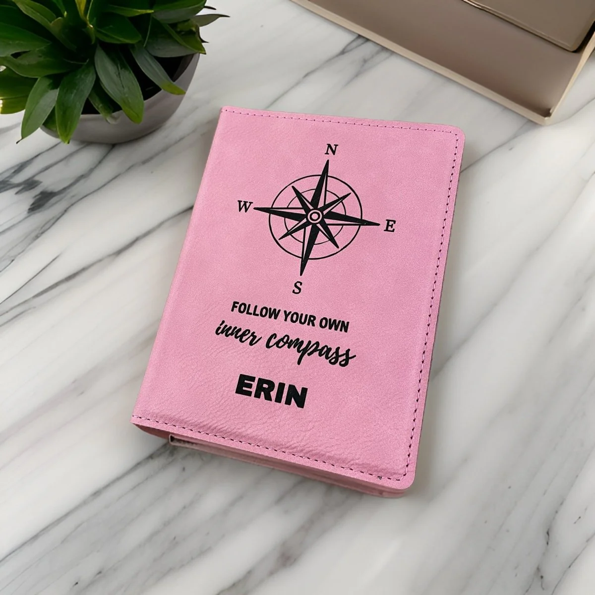Custom Compass Passport Holder - Image 9