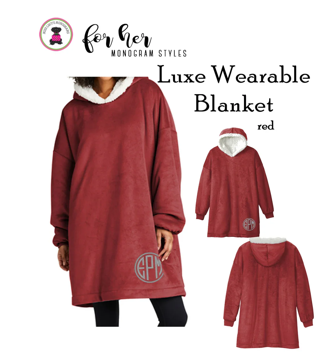 Custom Cozy Hooded Blanket - Image 6