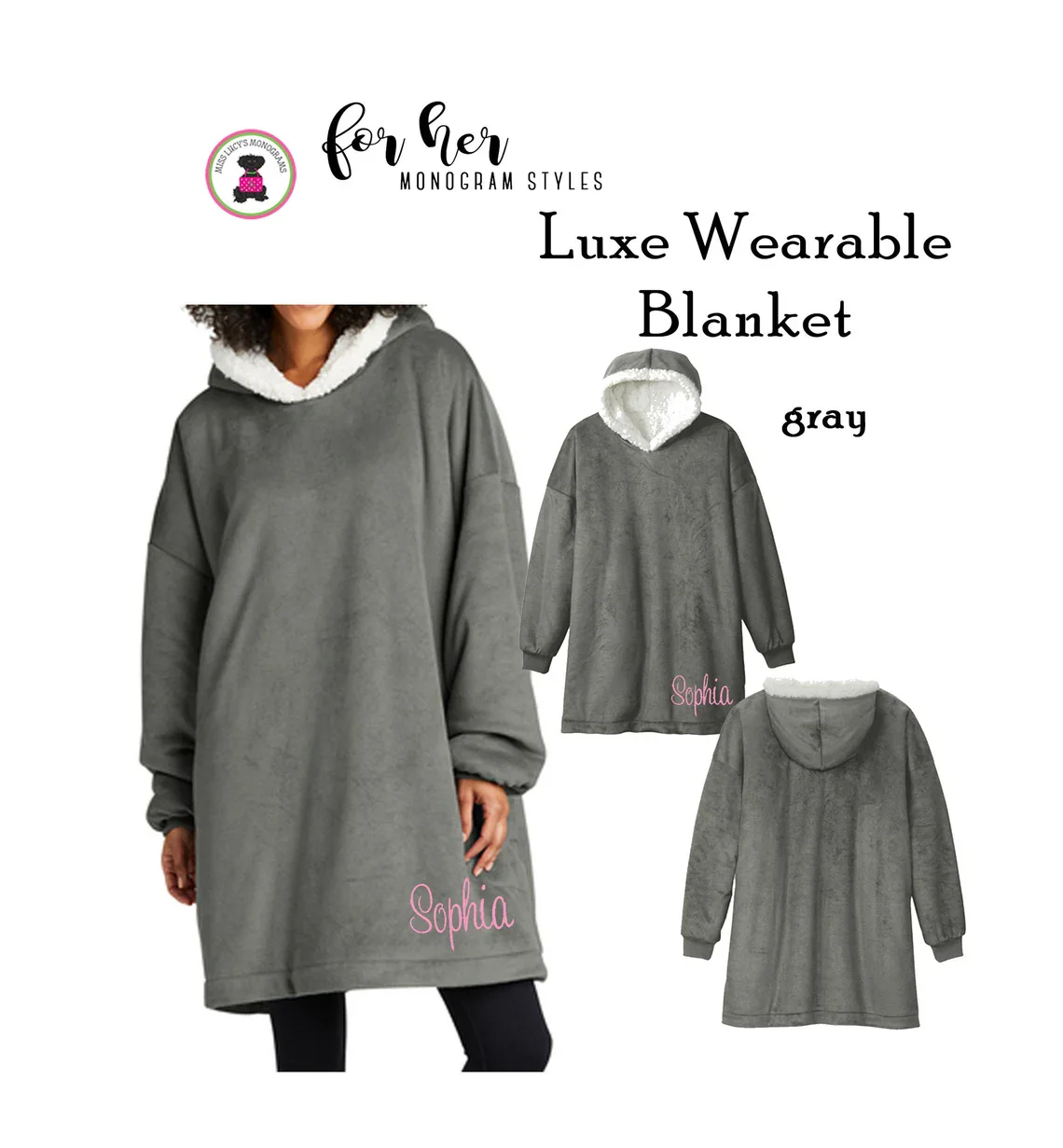 Custom Cozy Hooded Blanket - Image 7