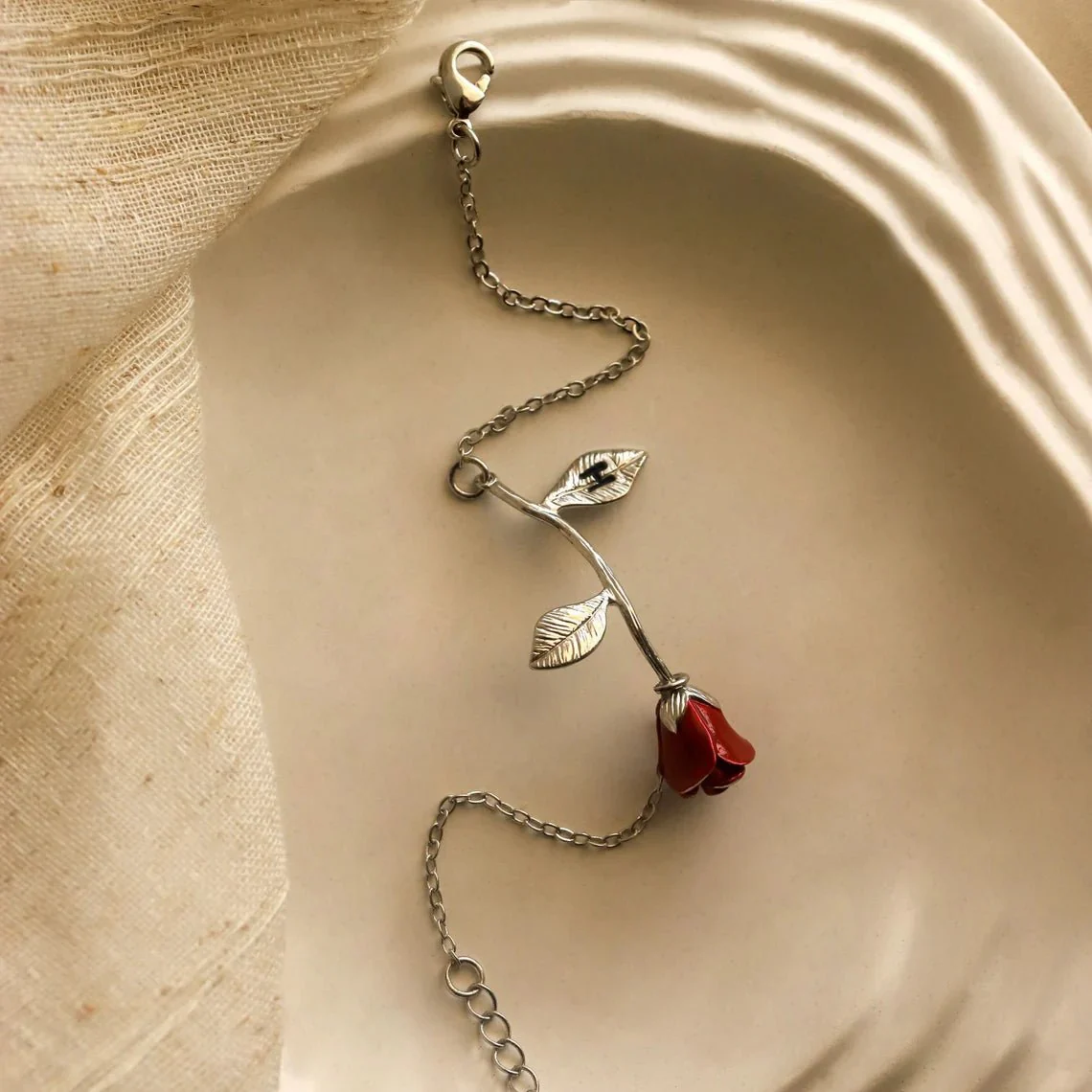 Custom Engraved Rose Bracelet - Image 4