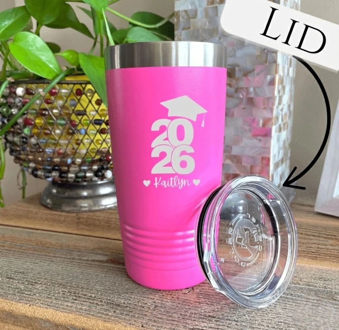 Custom Name Grad Tumbler - Image 4
