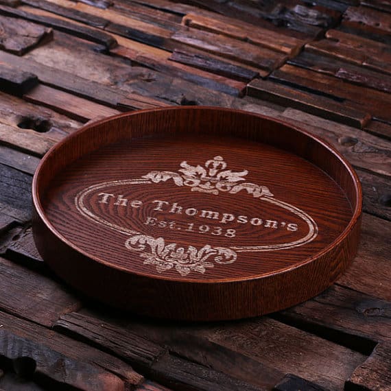 Engraved Wood Serving Tray - Image 3