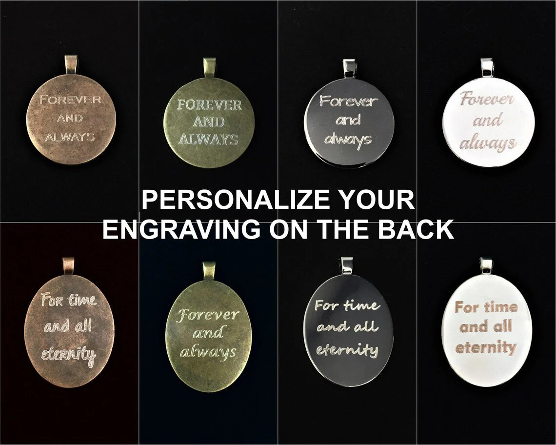 Etched Memories Wooden Necklace - Image 6