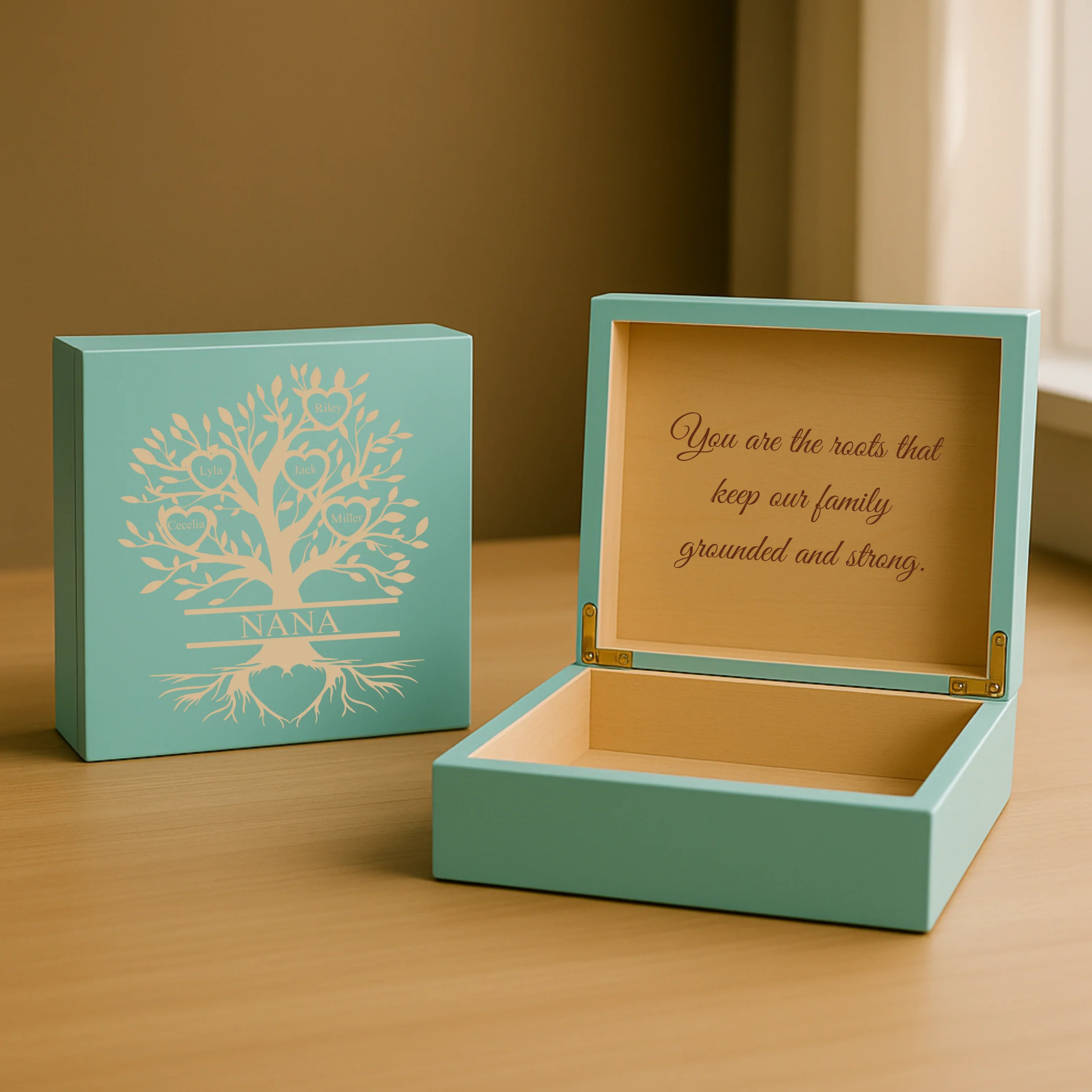 Custom Family Tree Keepsake Box - Image 8