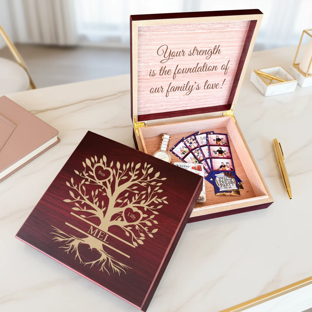Custom Family Tree Keepsake Box - Image 9