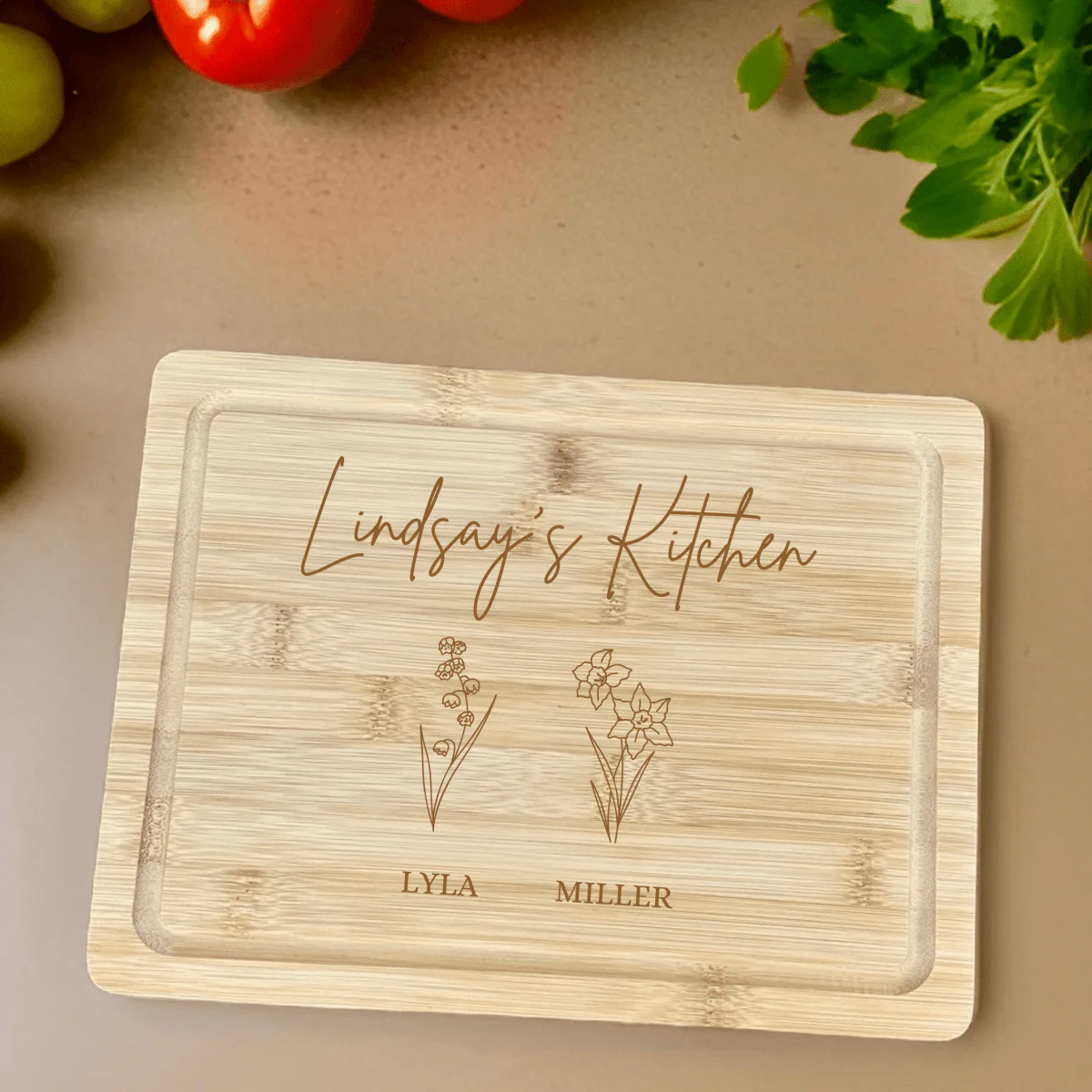 Floral Family Cutting Board - Image 6