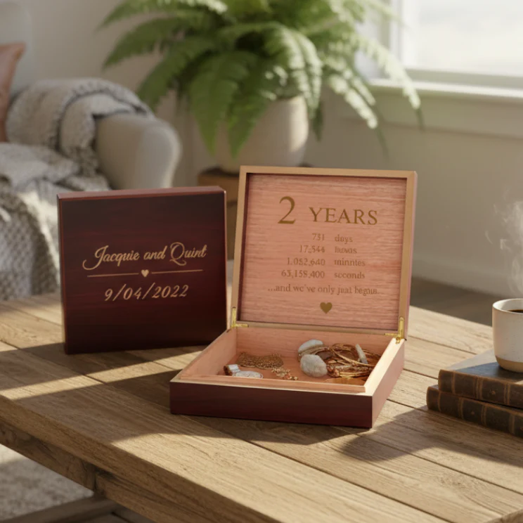 Personalized Keepsake Jewelry Box - Image 6