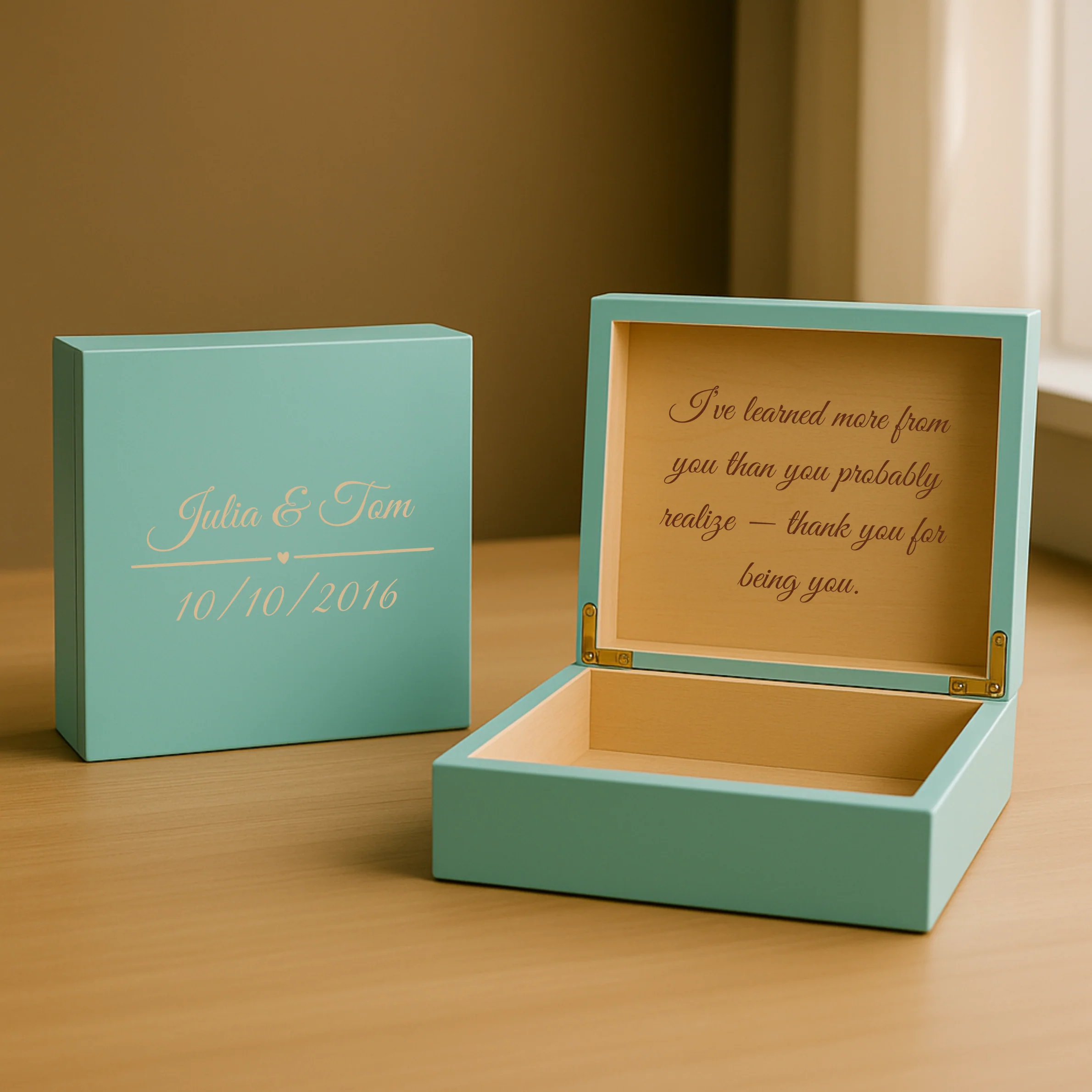 Personalized Keepsake Jewelry Box - Image 8