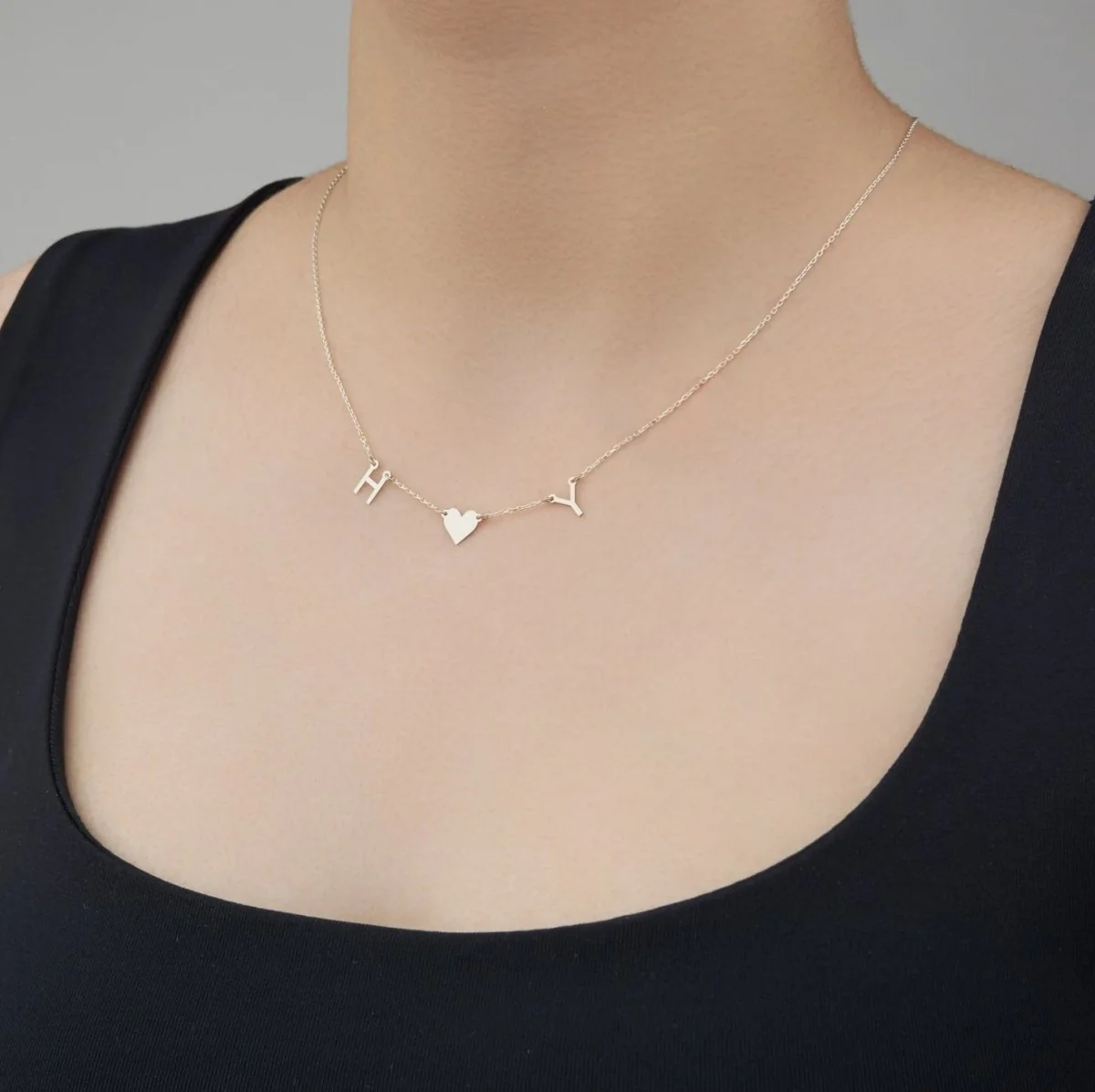 Name Charm Necklace - Image 3