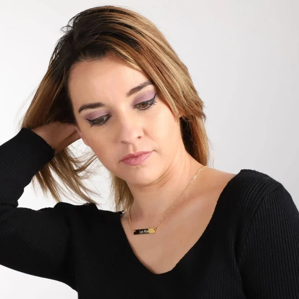 Love-ly Personalized Bar Necklace - Image 6