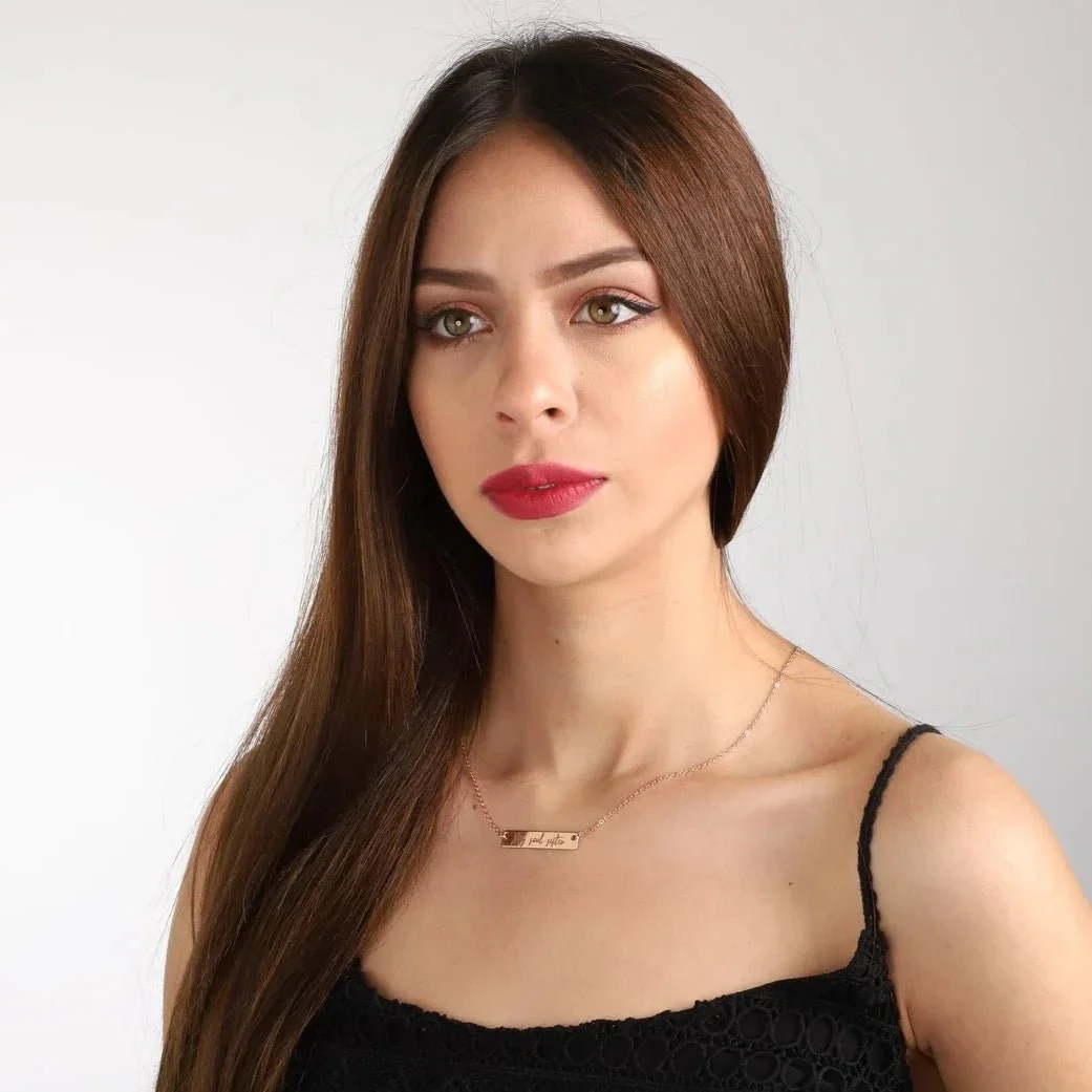 Love-ly Personalized Bar Necklace - Image 7