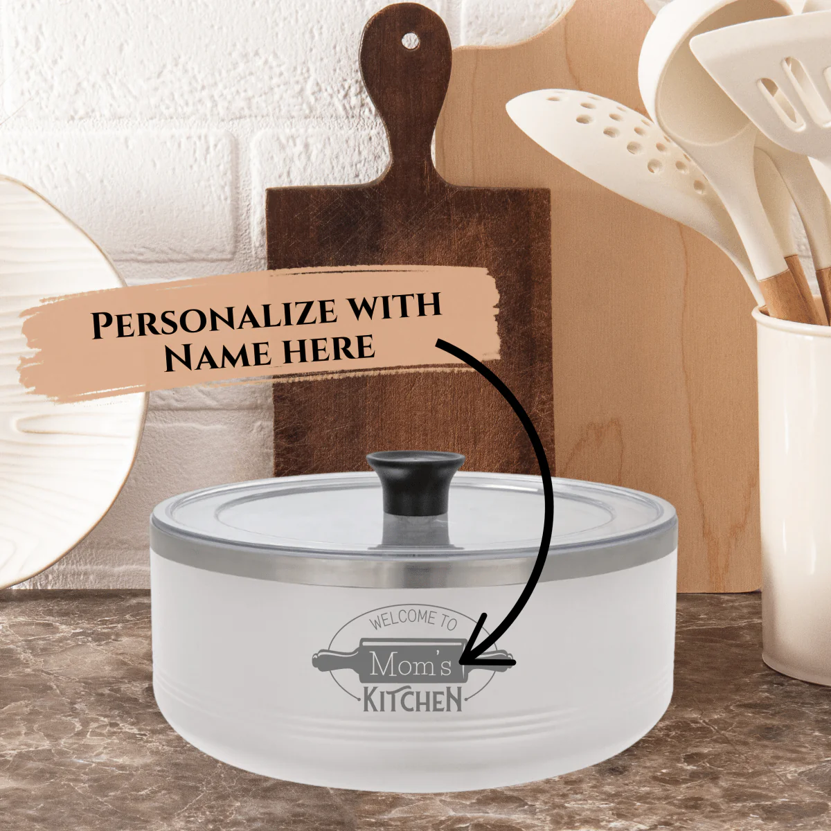 Personalized Cookware Serving Dish - Image 3