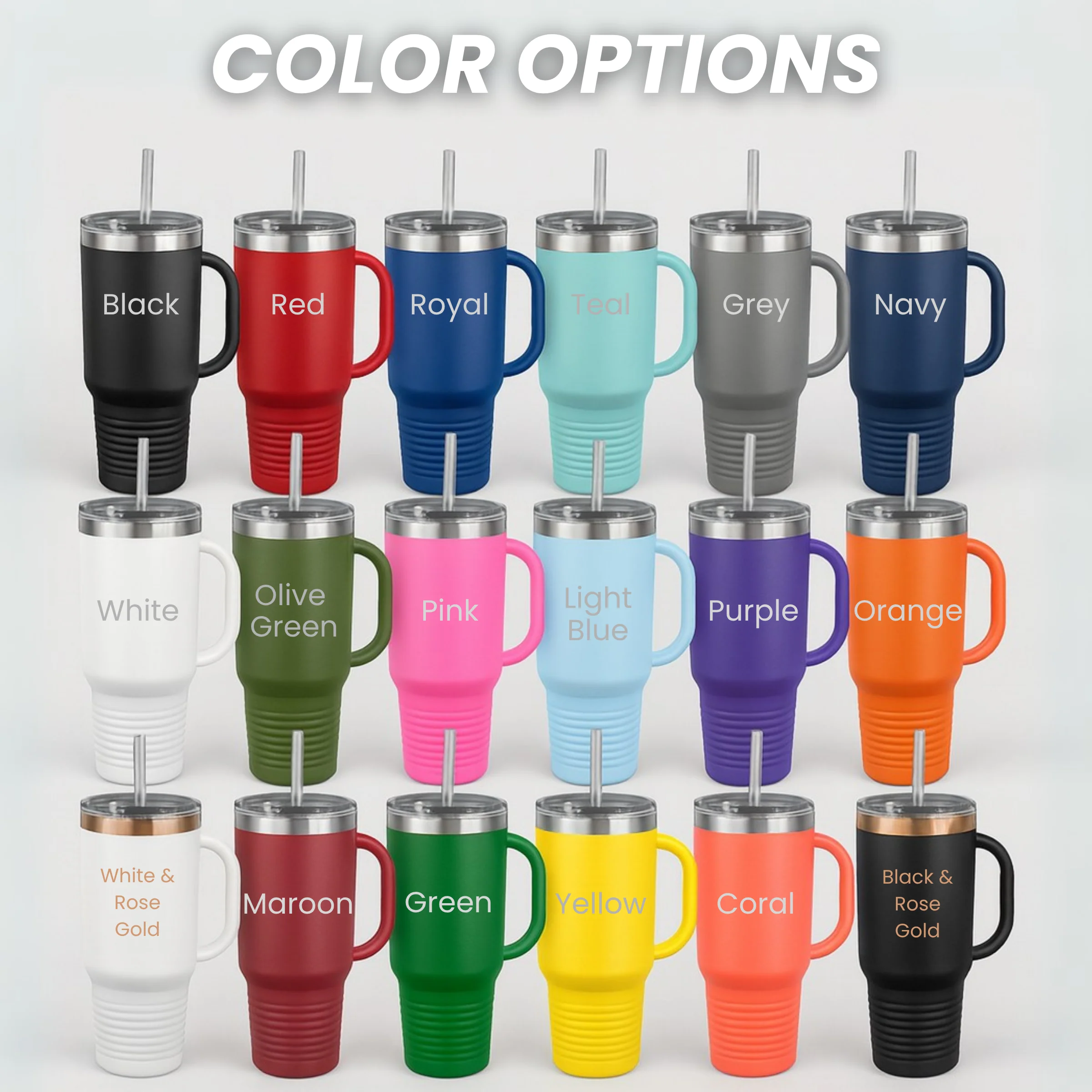 Charming Cheers Personalized Tumbler with Handle - Image 6