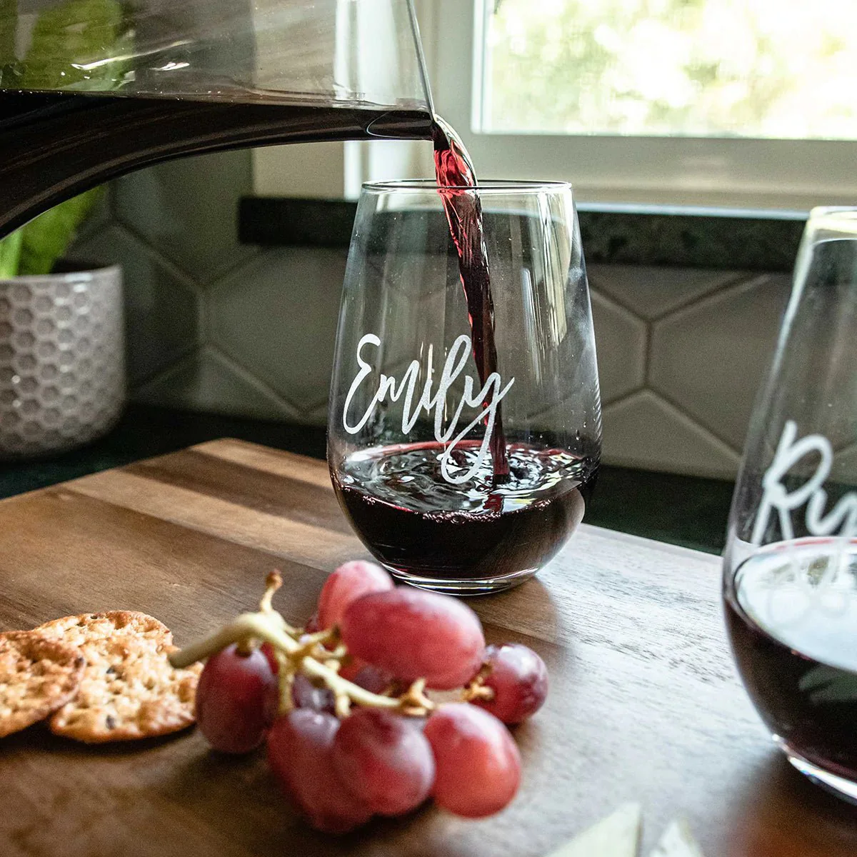 Personalized Wine Decanter Set - Image 3