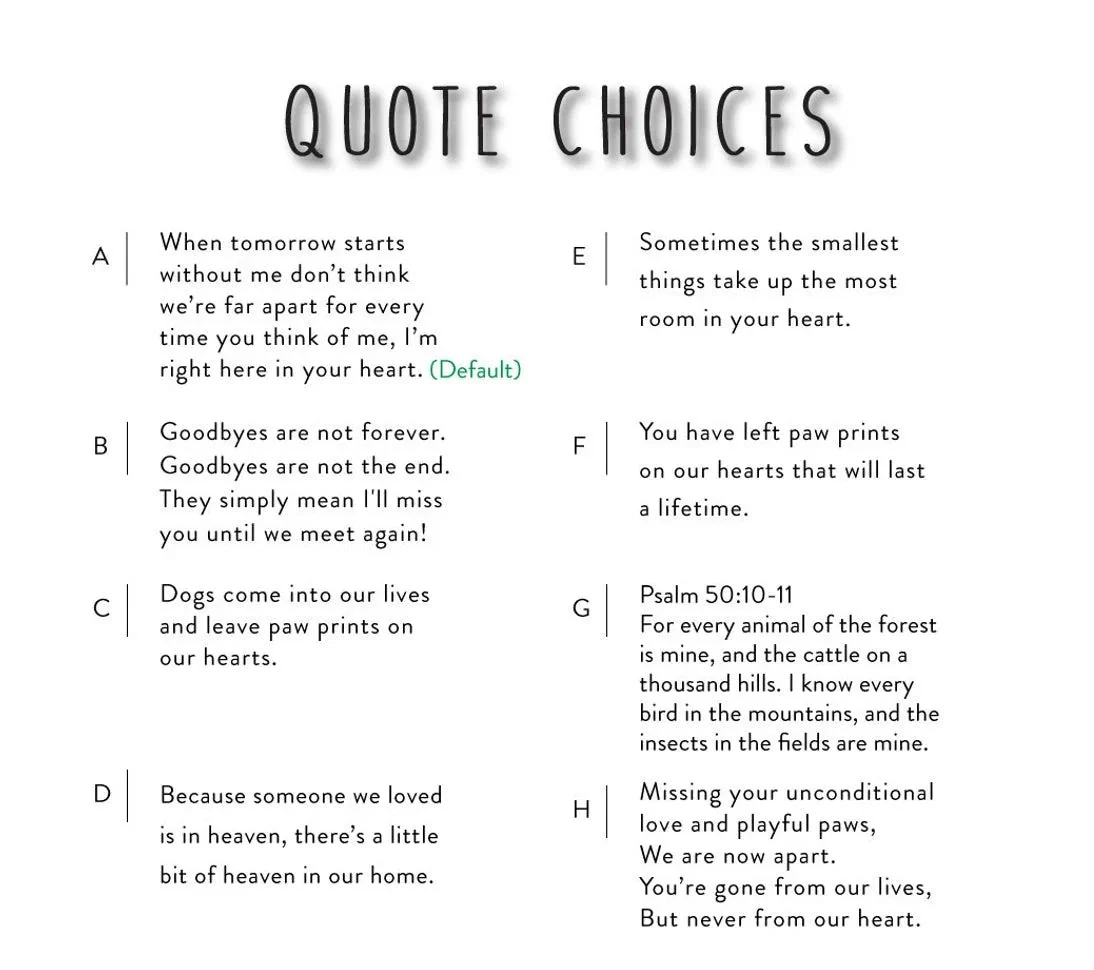 Forever With You Plaque - Image 8