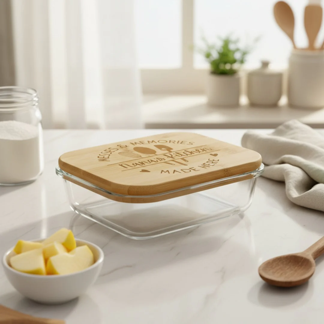 Savor & Store Personalized Glass Tupperware Set - Image 12
