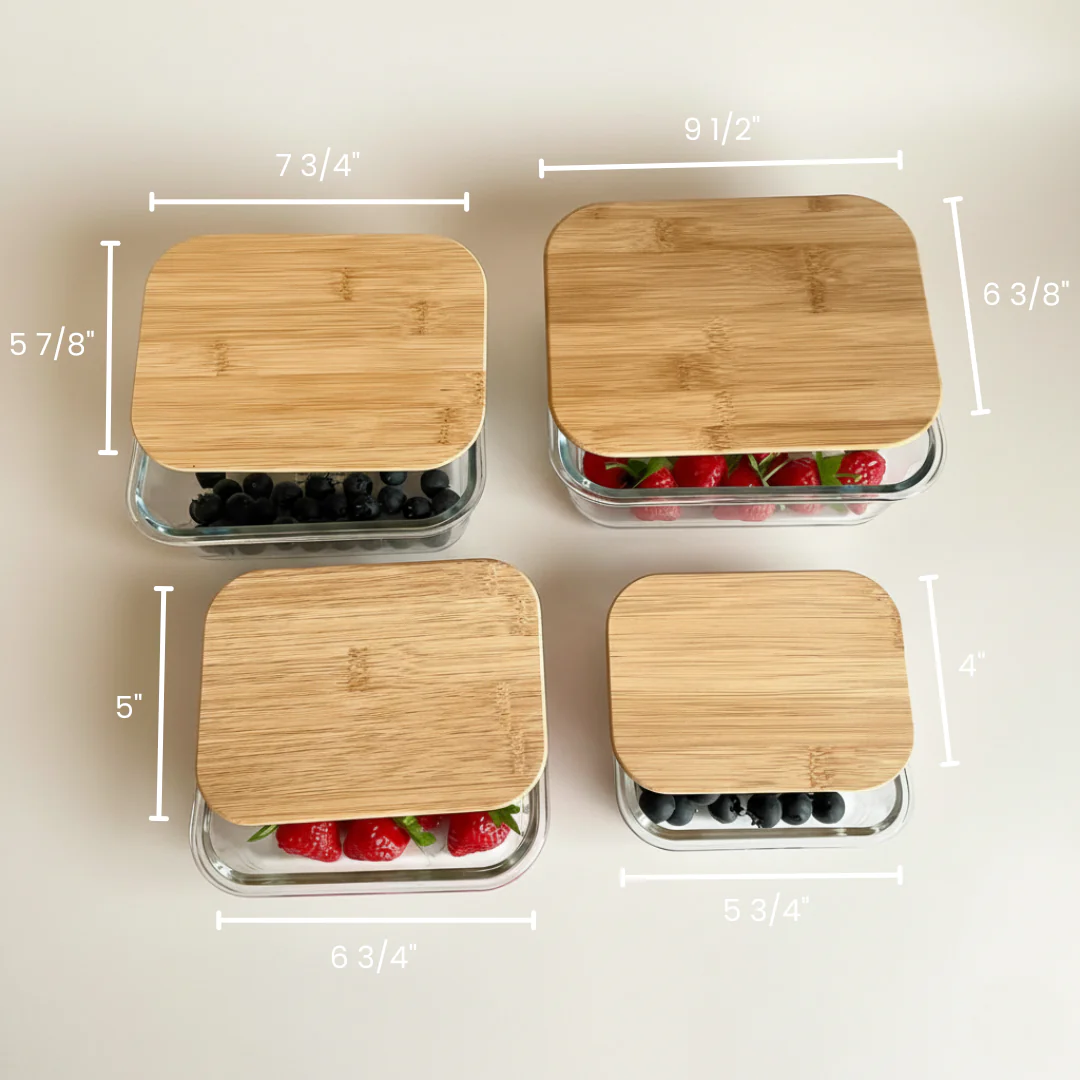 Savor & Store Personalized Glass Tupperware Set - Image 9