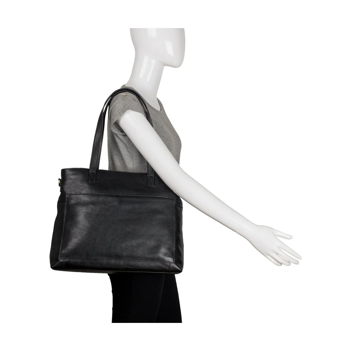 Sierra Leather Shoulder Bag With Sling Strap - Image 6