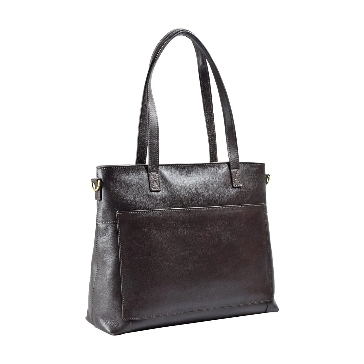 Sierra Leather Shoulder Bag With Sling Strap - Image 8