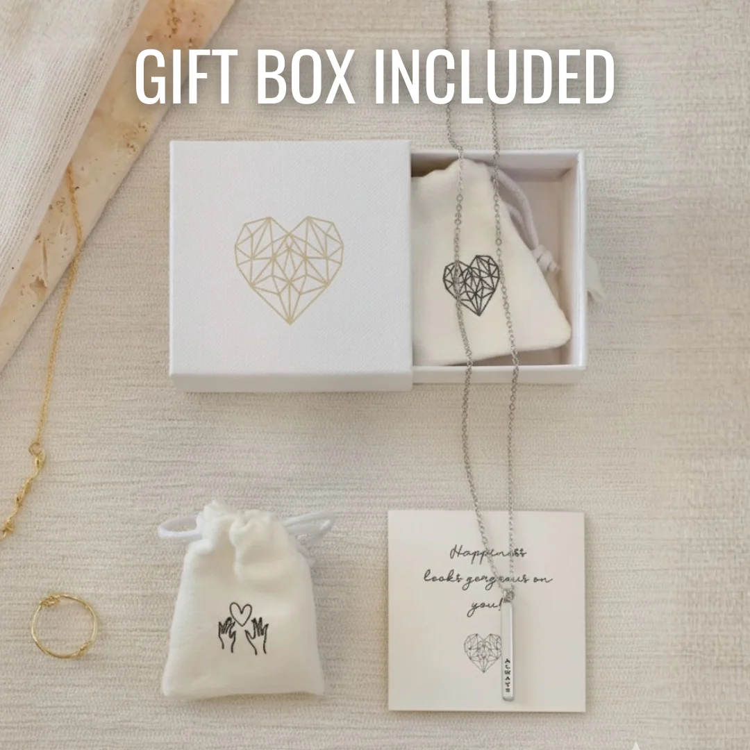 Sterling Silver Bar Necklace - Image 6