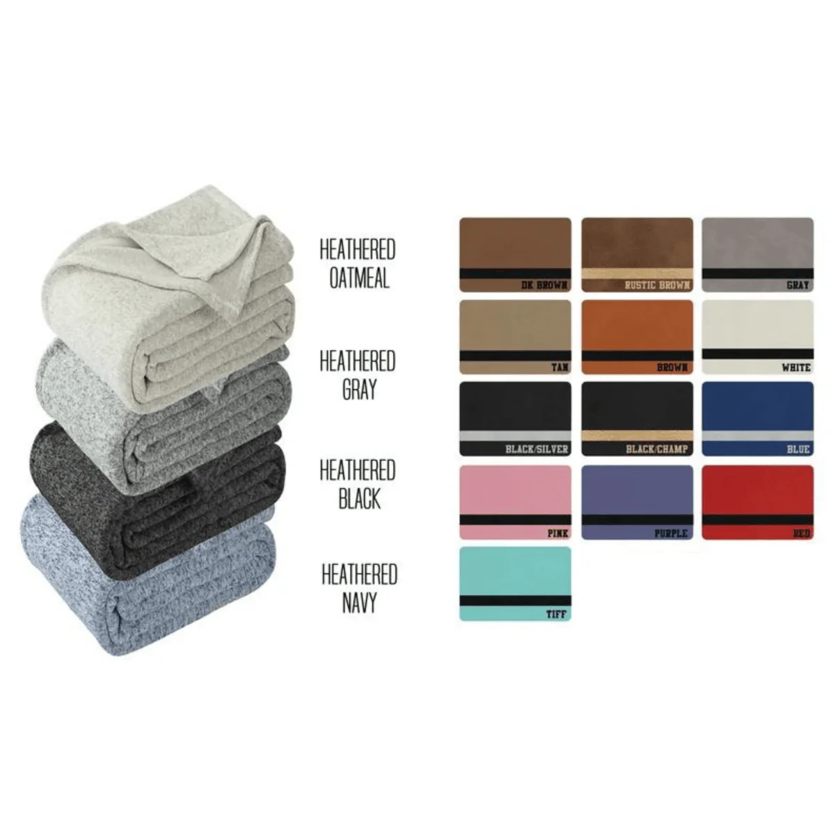 Sweater Fleece Personalized Blanket - Image 4