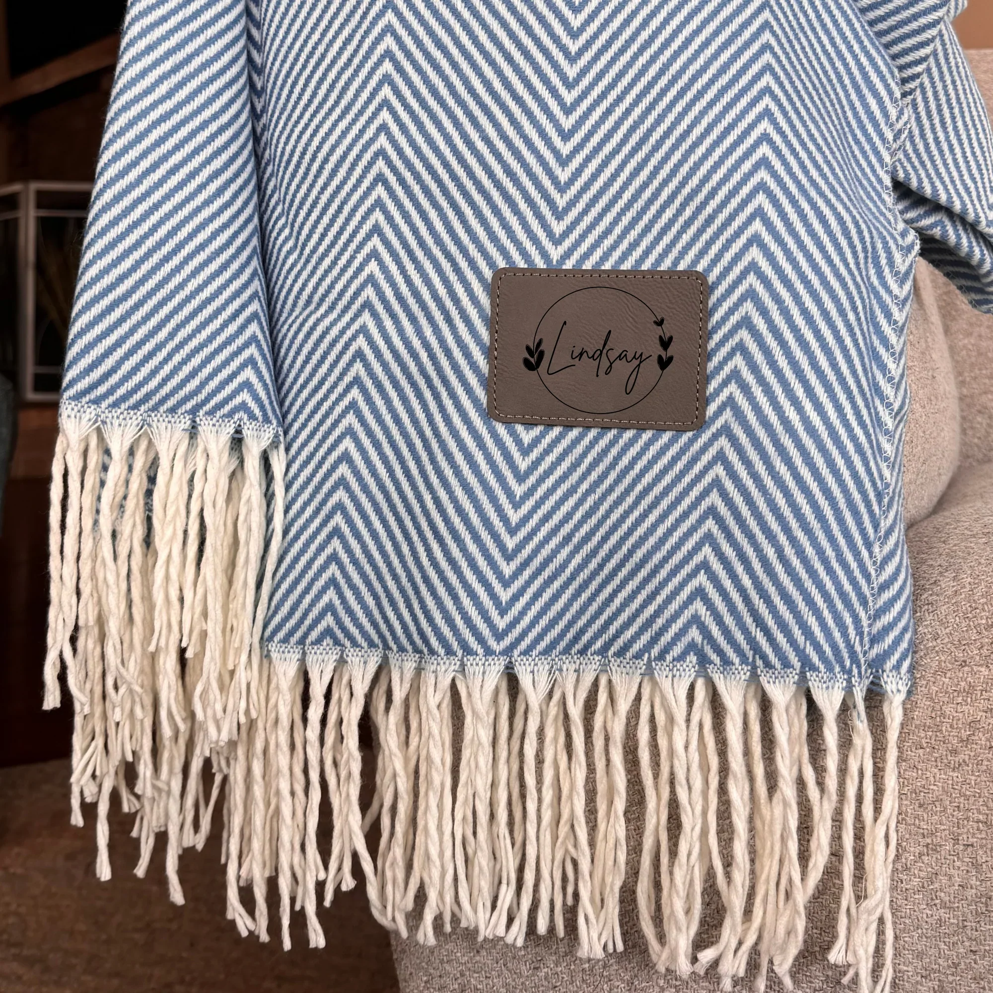 Timeless Anniversary Fringe Throw - Image 5