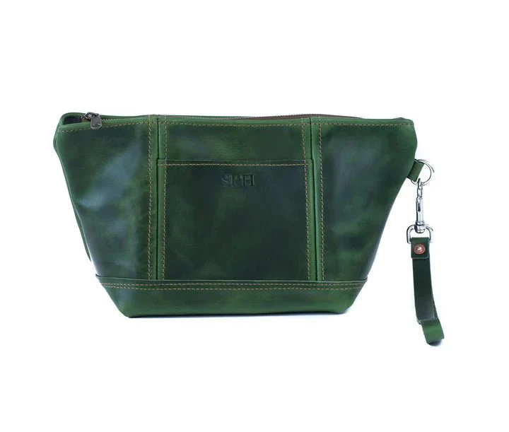 Luxe Leather Toiletry Bag - Image 4